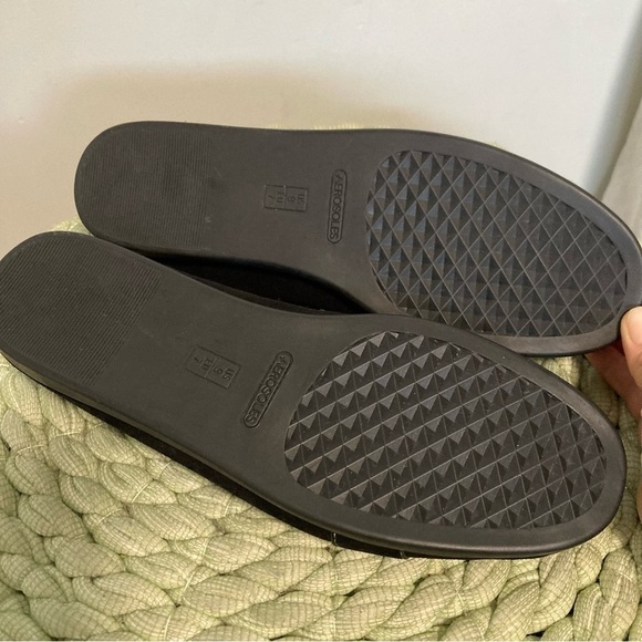 Aerosoles Mandolin Black Suede Fringe Beaded Slip On Moccasin Loafers NWOB - Picture 6 of 6